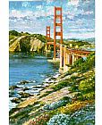 Unknown Golden gate painting